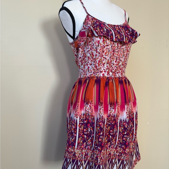 Xhilaration Multicolor Floral Mini Dress - Picture 3 of 14